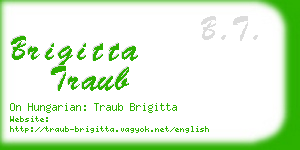 brigitta traub business card